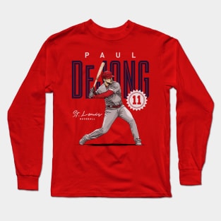 Paul DeJong St. Louis Card Long Sleeve T-Shirt